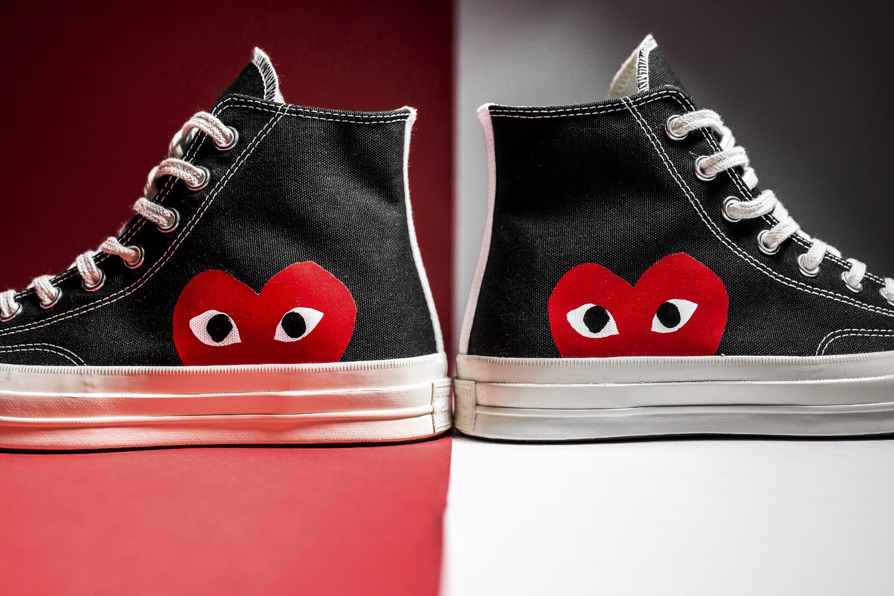 New COMME des GARÇONS PLAY x Converse Chuck Taylor All Star '70 Pack ...