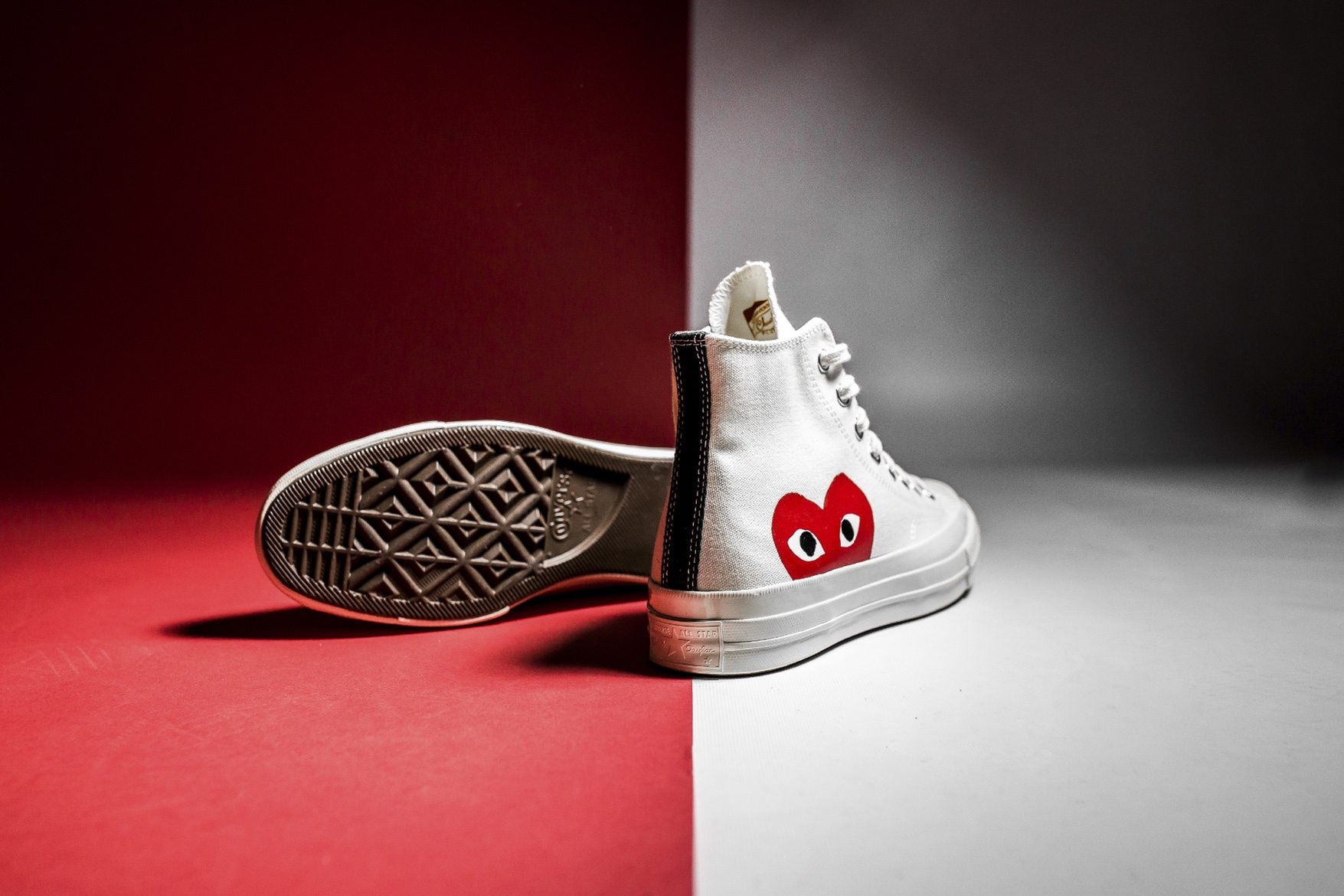 CDG PLAY x Converse Chuck Taylor All Star 70