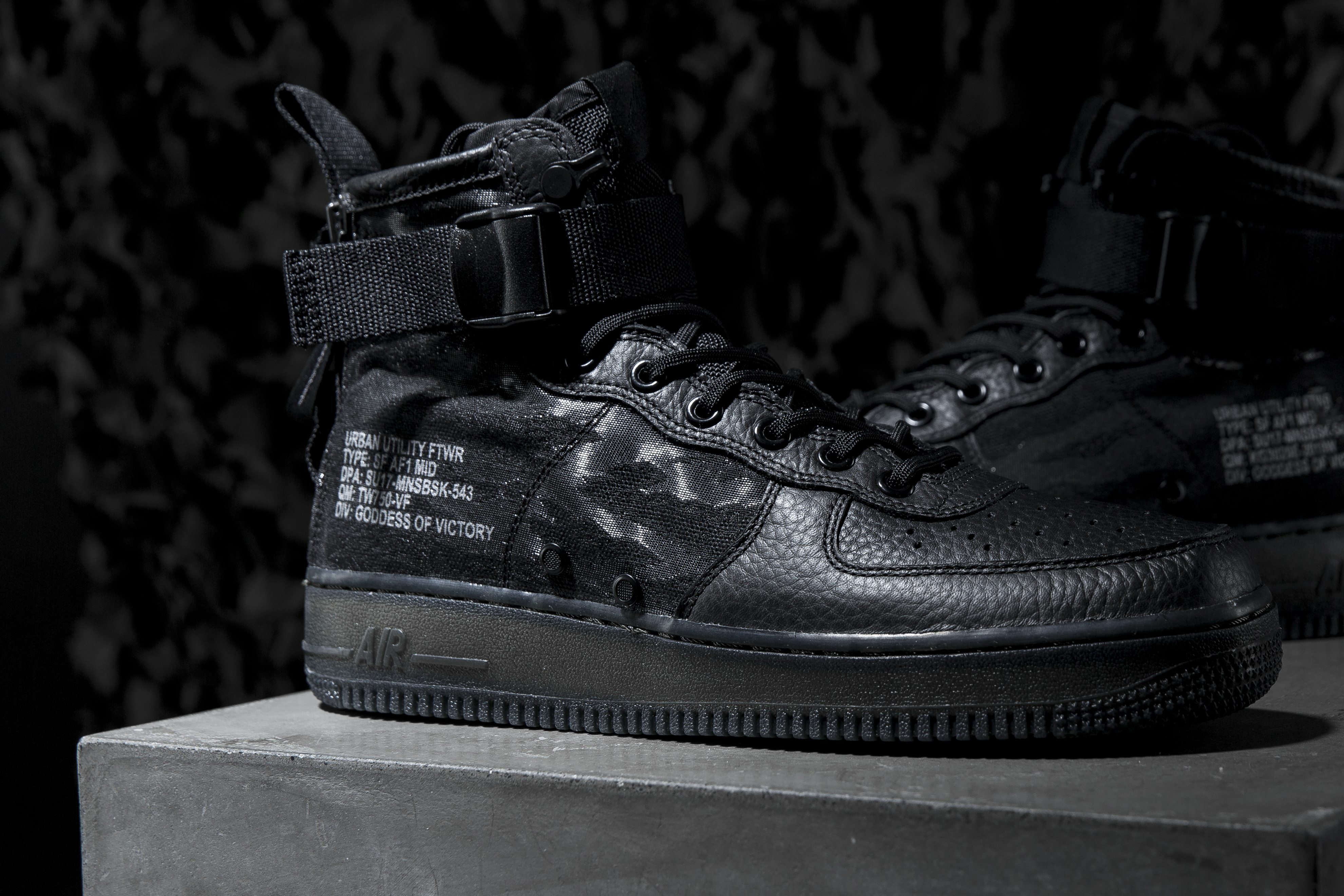 Nike SF-AF1 Mid Black/Cargo Khaki