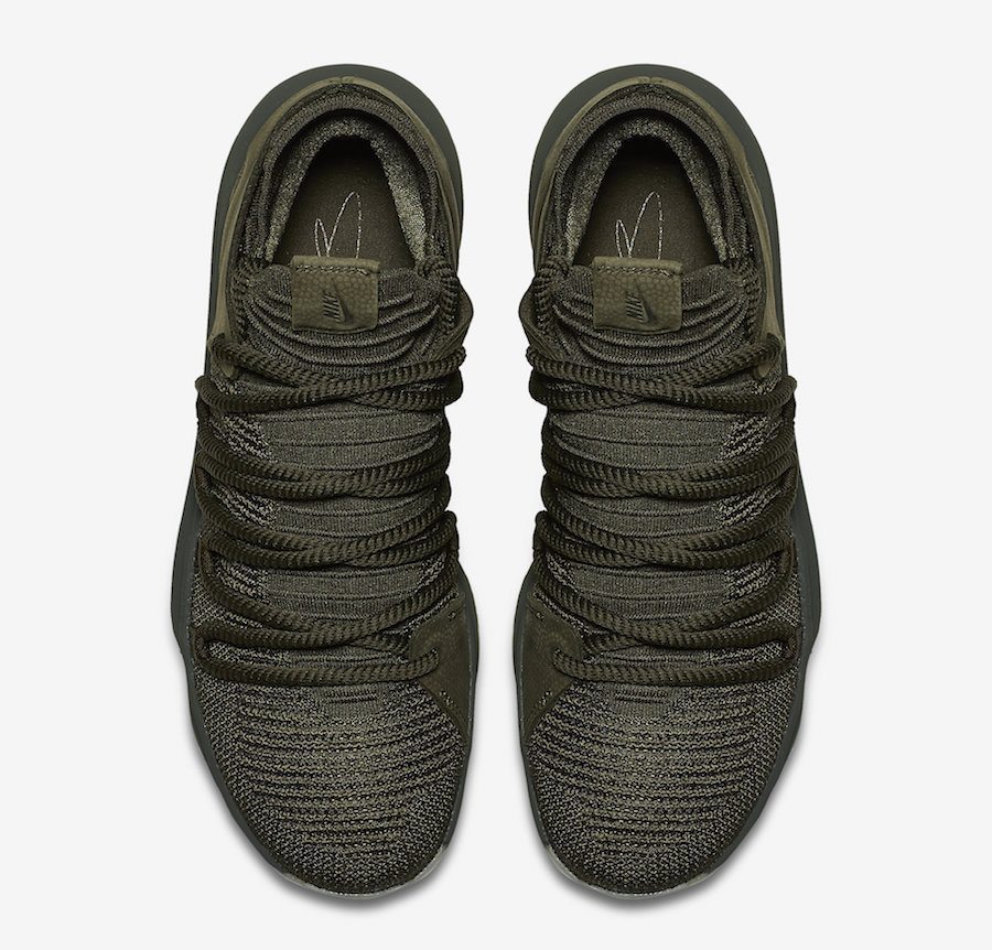 Nike kd 10 olive green hotsell