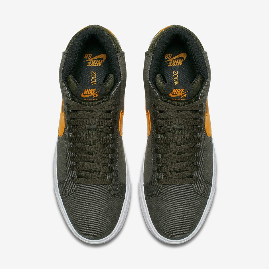 Nike SB Blazer Mid Olive/Orange