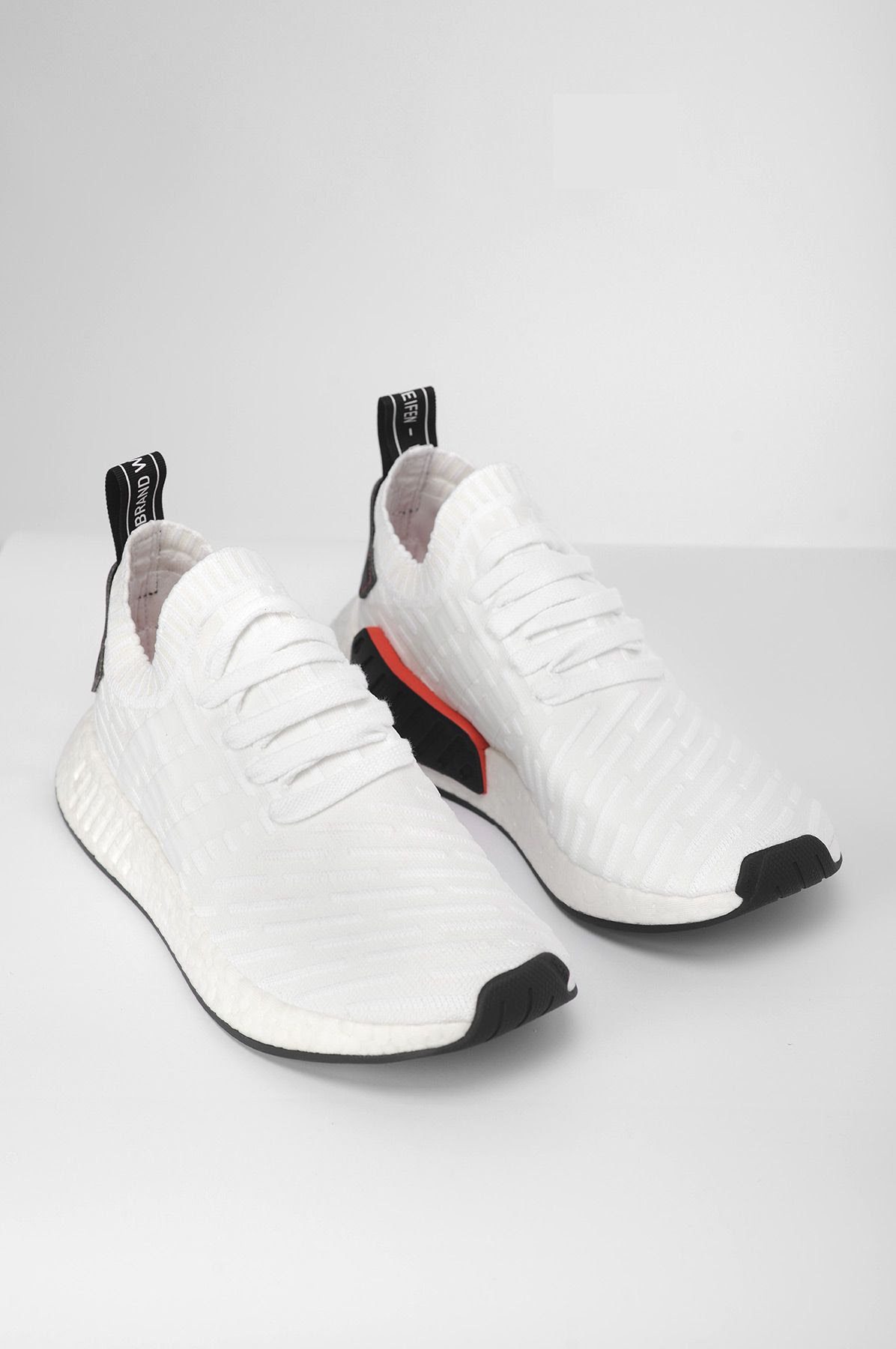 NMD R2 Primeknit White/Black // Available | Nice Kicks