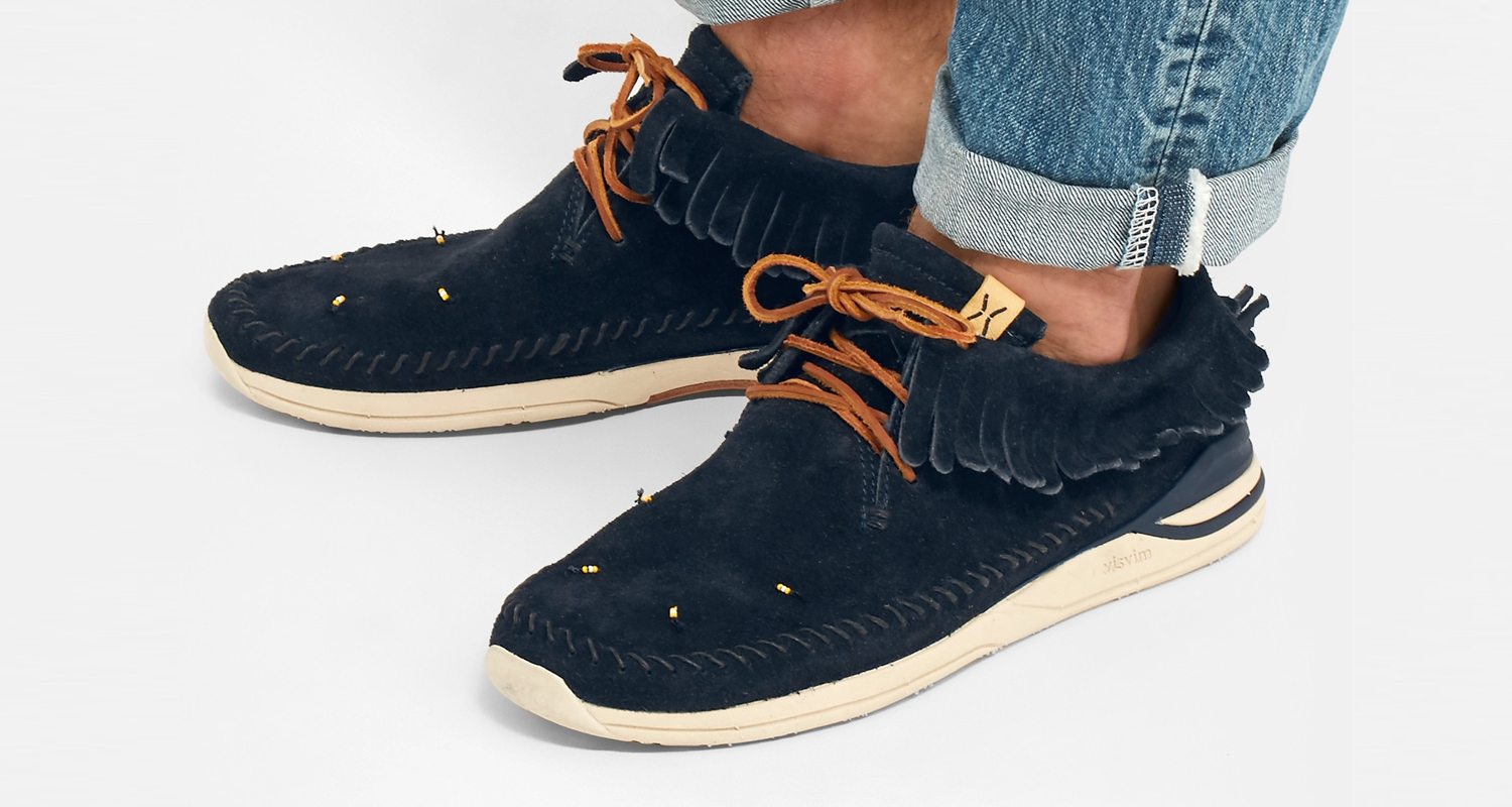 17ss visvim MALISEET SHAMAN-FOLK NAVY