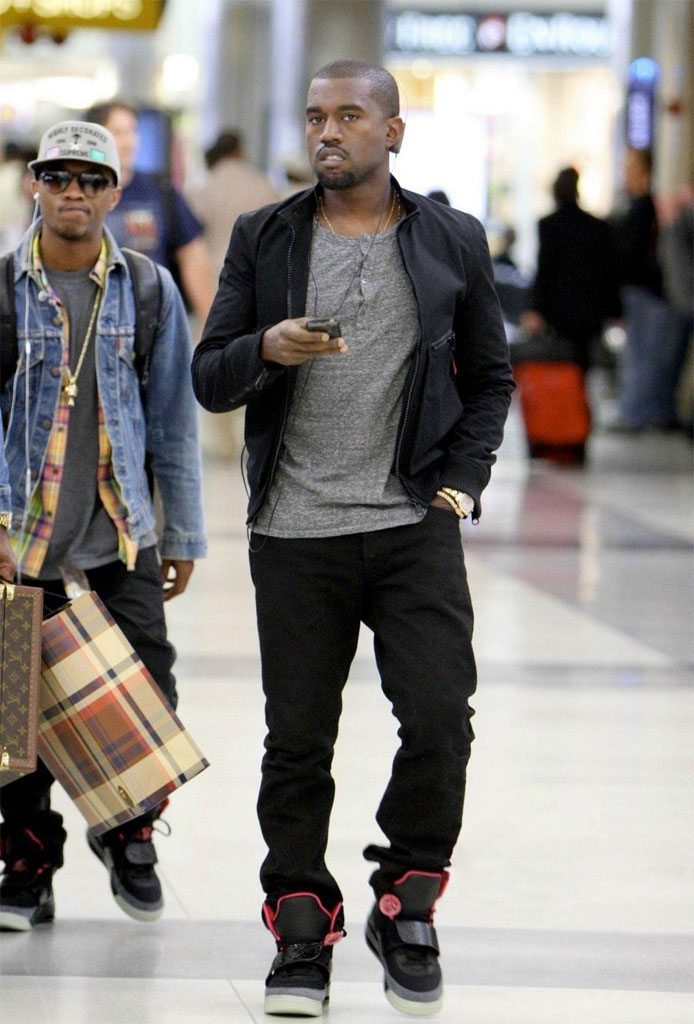 Kanye West in the Nike Air Yeezy 1 