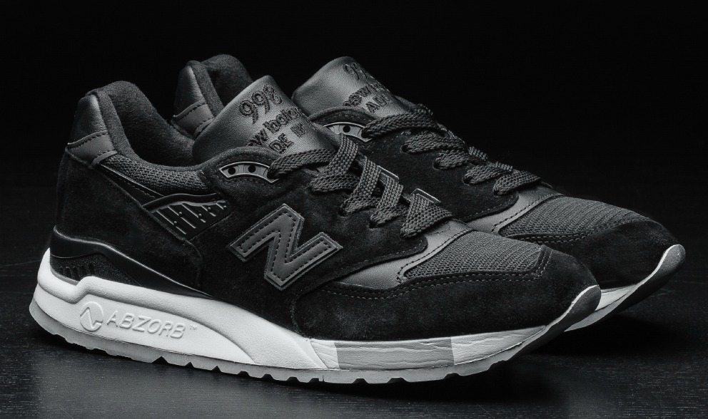 new balance black 998