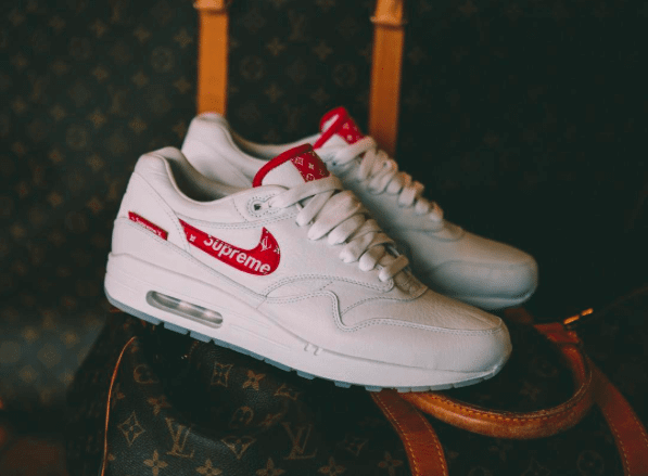 Supreme x Louis Vuitton Collection Inspires Air Max 1 Custom | Nice Kicks