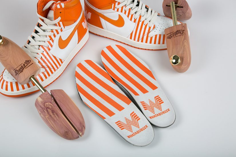 Air Jordan 1 "Whataburger" Custom by Dank and Co.