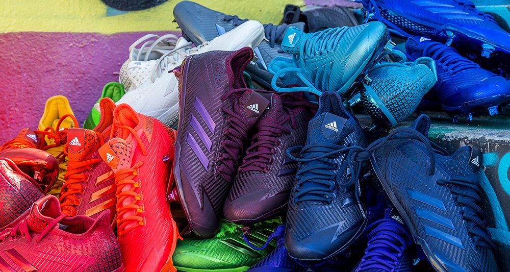 adidas adizero Afterburner "Dipped" Cleat Collection