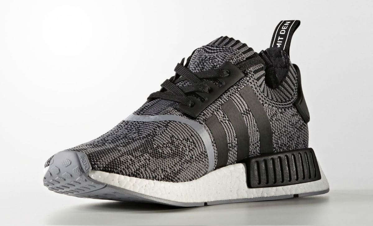 adidas nmd r1 pk black white