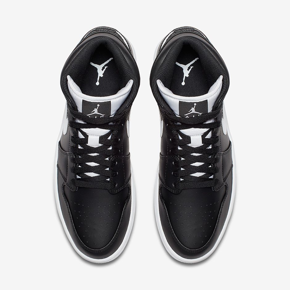 Air Jordan 1 Mid Black/White