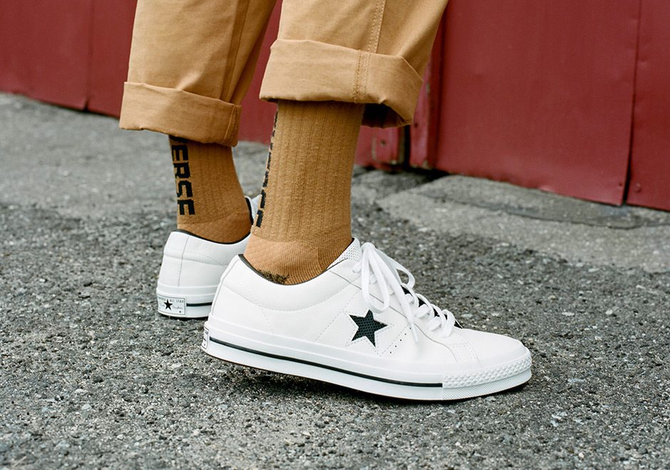 Converse One Star "Perforated Leather" Pack