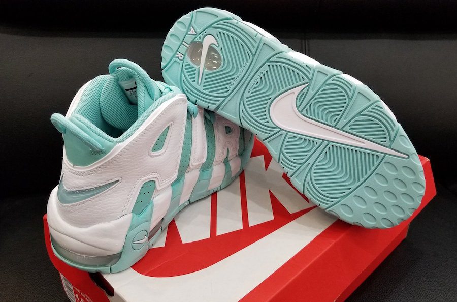 Nike uptempo clearance island green