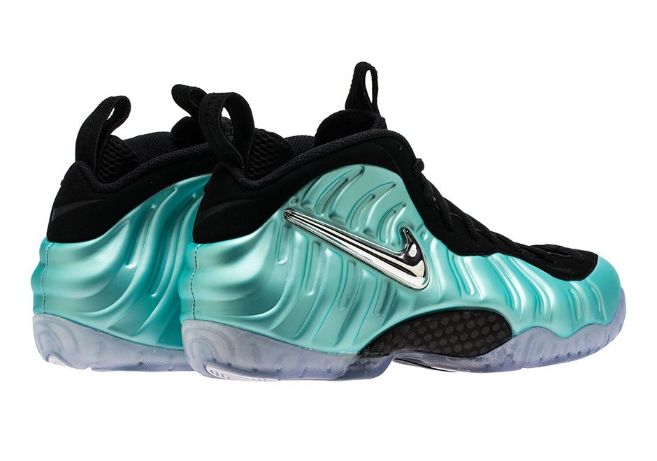 nike foamposite teal