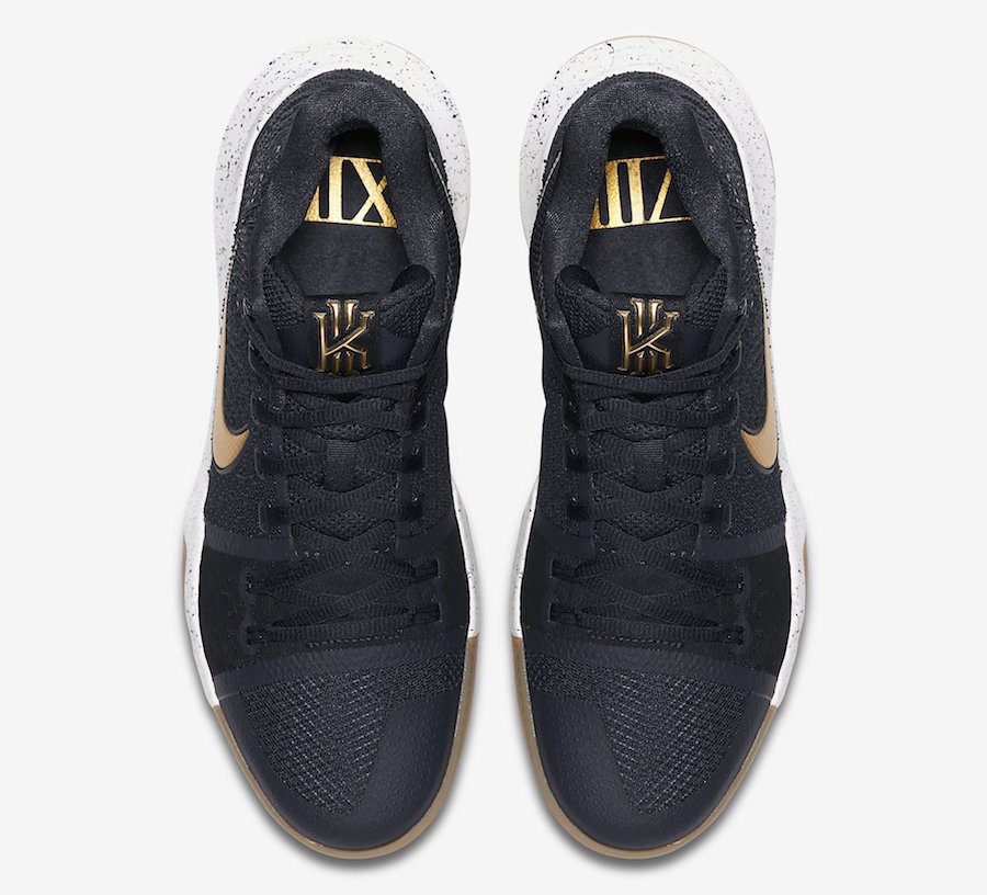 Nike Kyrie 3 Black/Metallic Gold