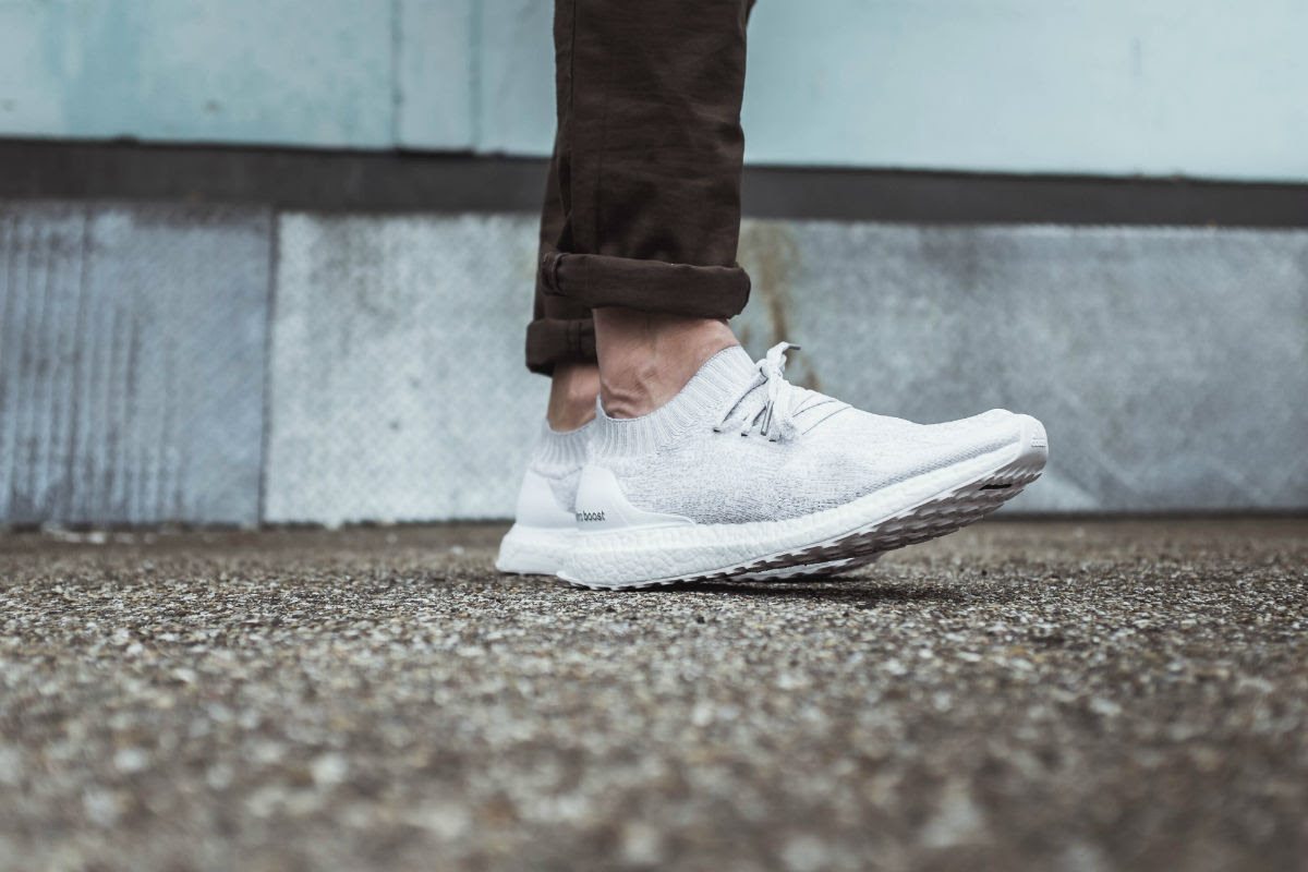 adidas ultra boost all white uncaged