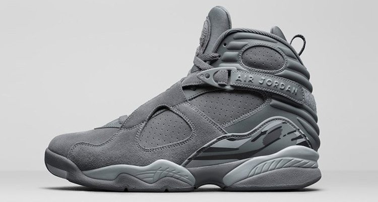 Air Jordan 8 "Cool Grey"