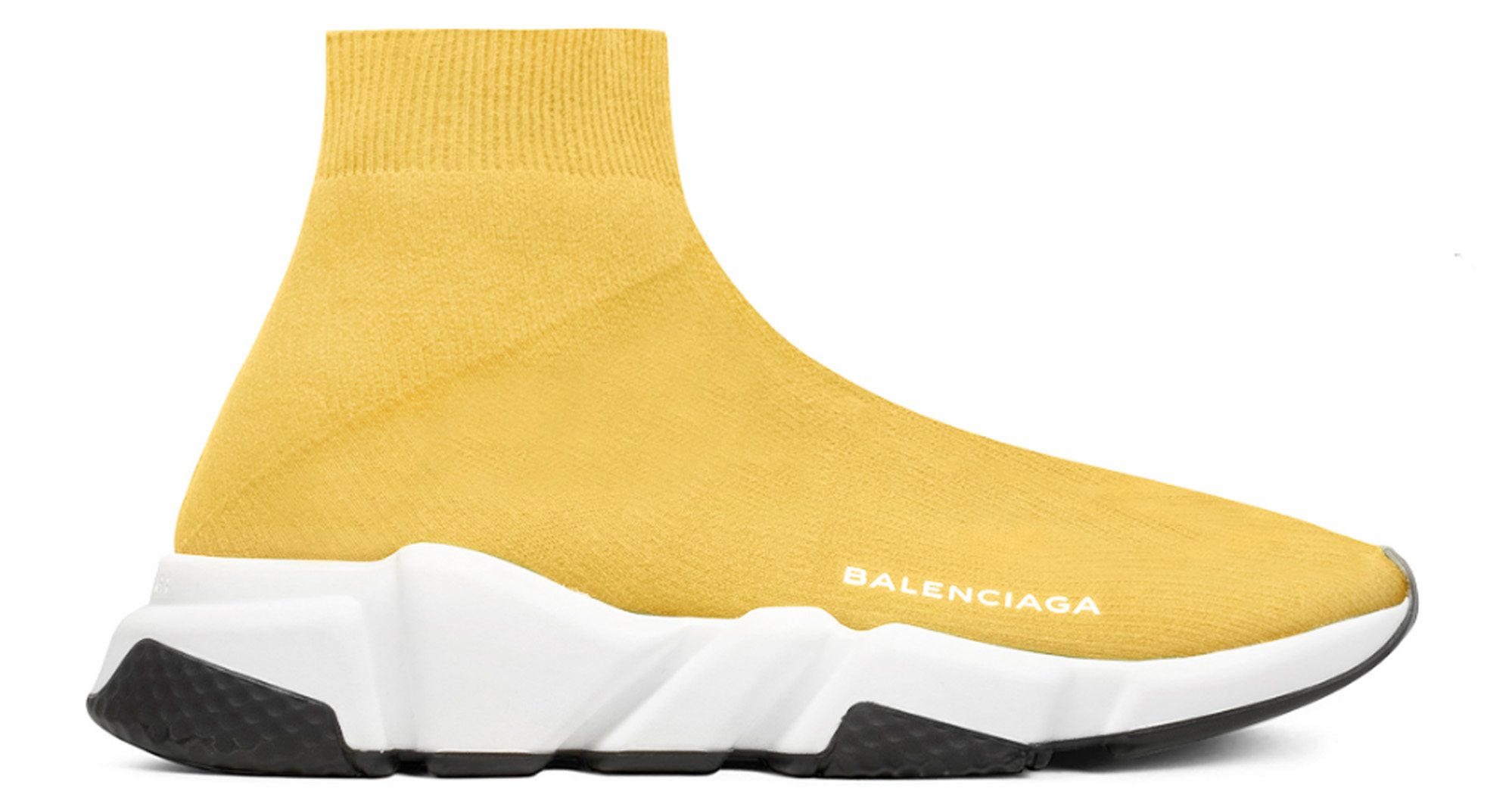 balenciaga yellow speedrunner