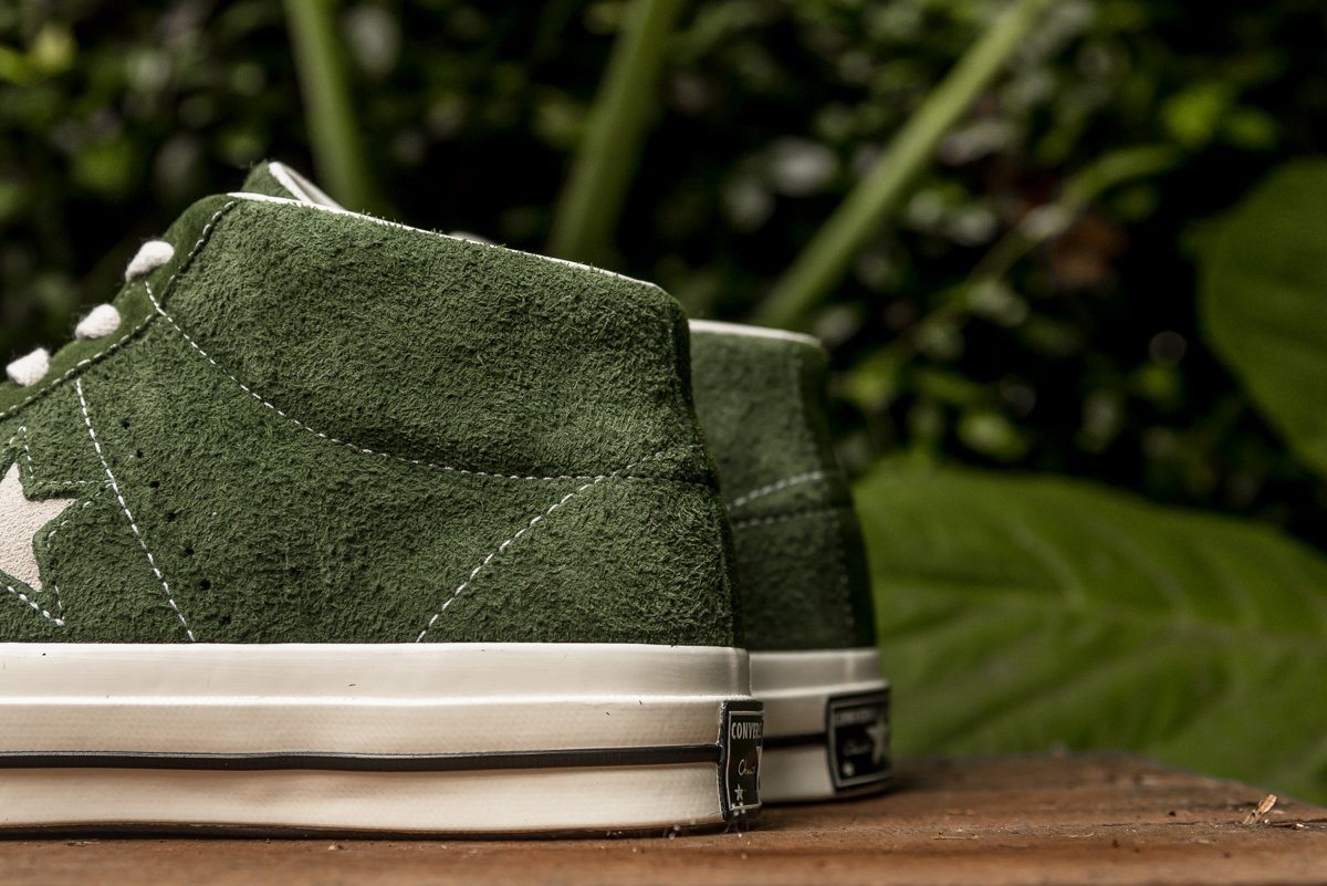 Converse One Star Mid Shadow "Fern Green"