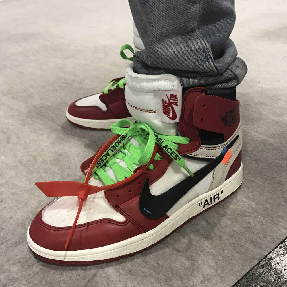 OFF-WHITE x Air Jordan 1 On-Feet Images