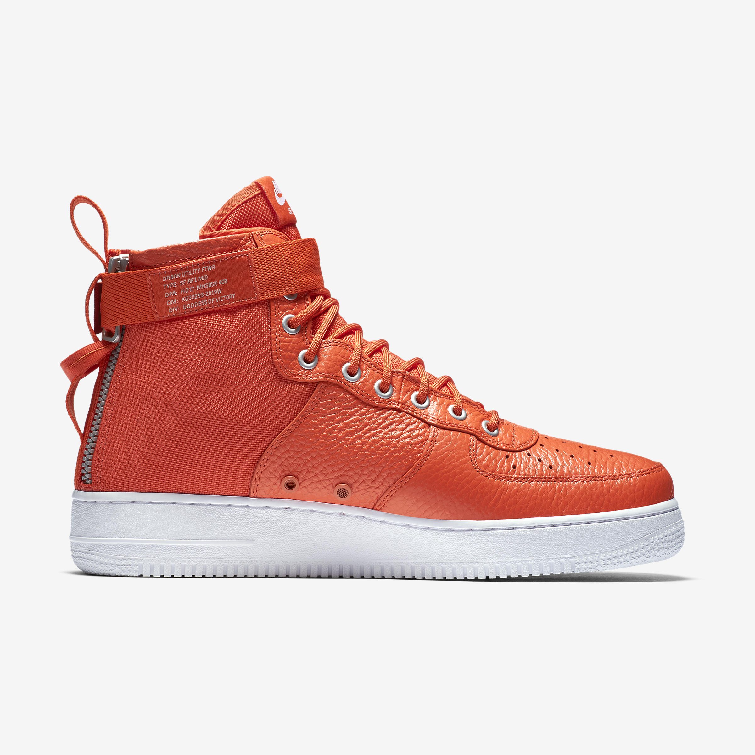 Nike SF-AF1 Mid "Team Orange"