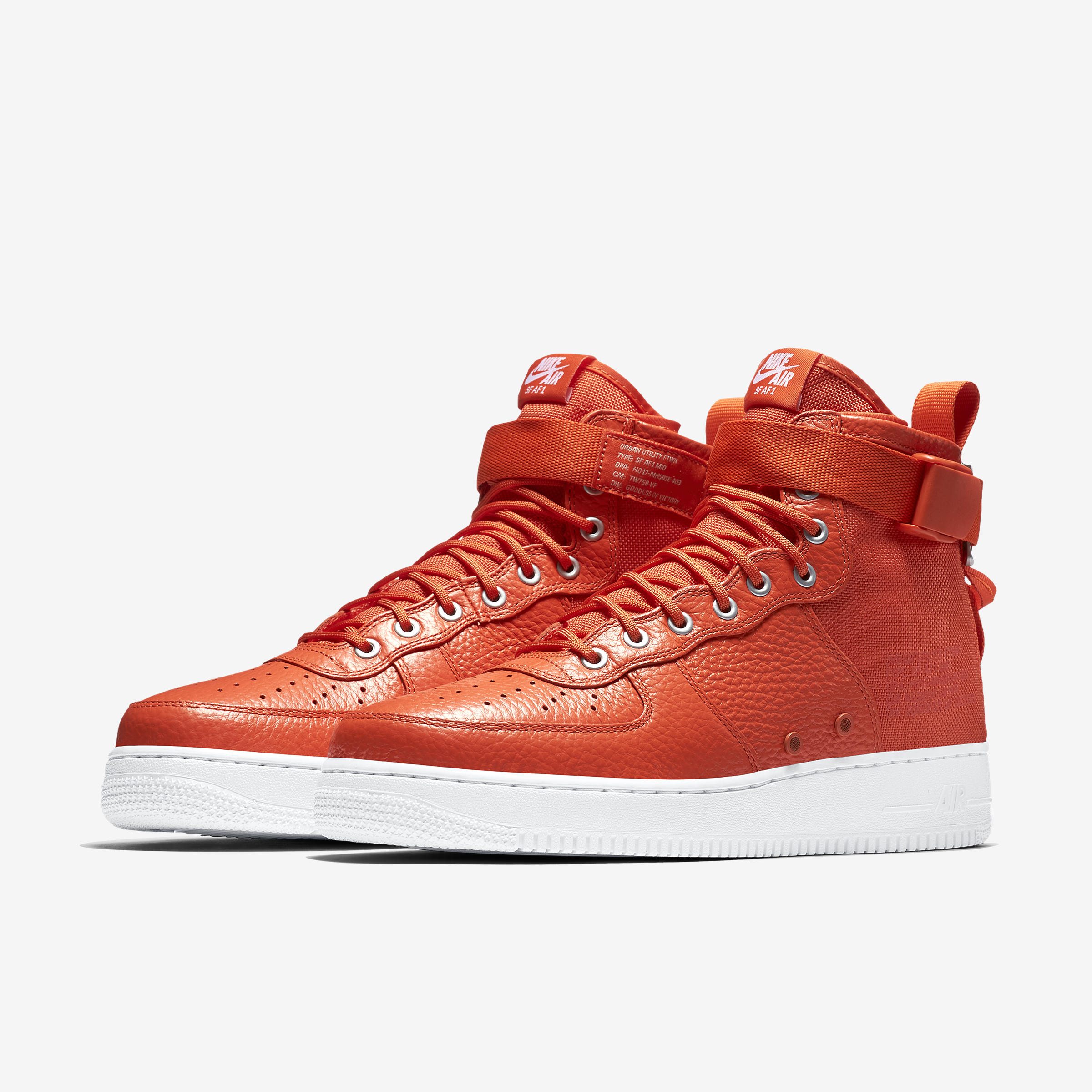 Nike SF-AF1 Mid "Team Orange"