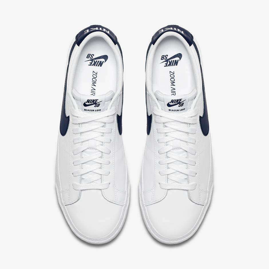 Nike SB Blazer Low White/Obsidian