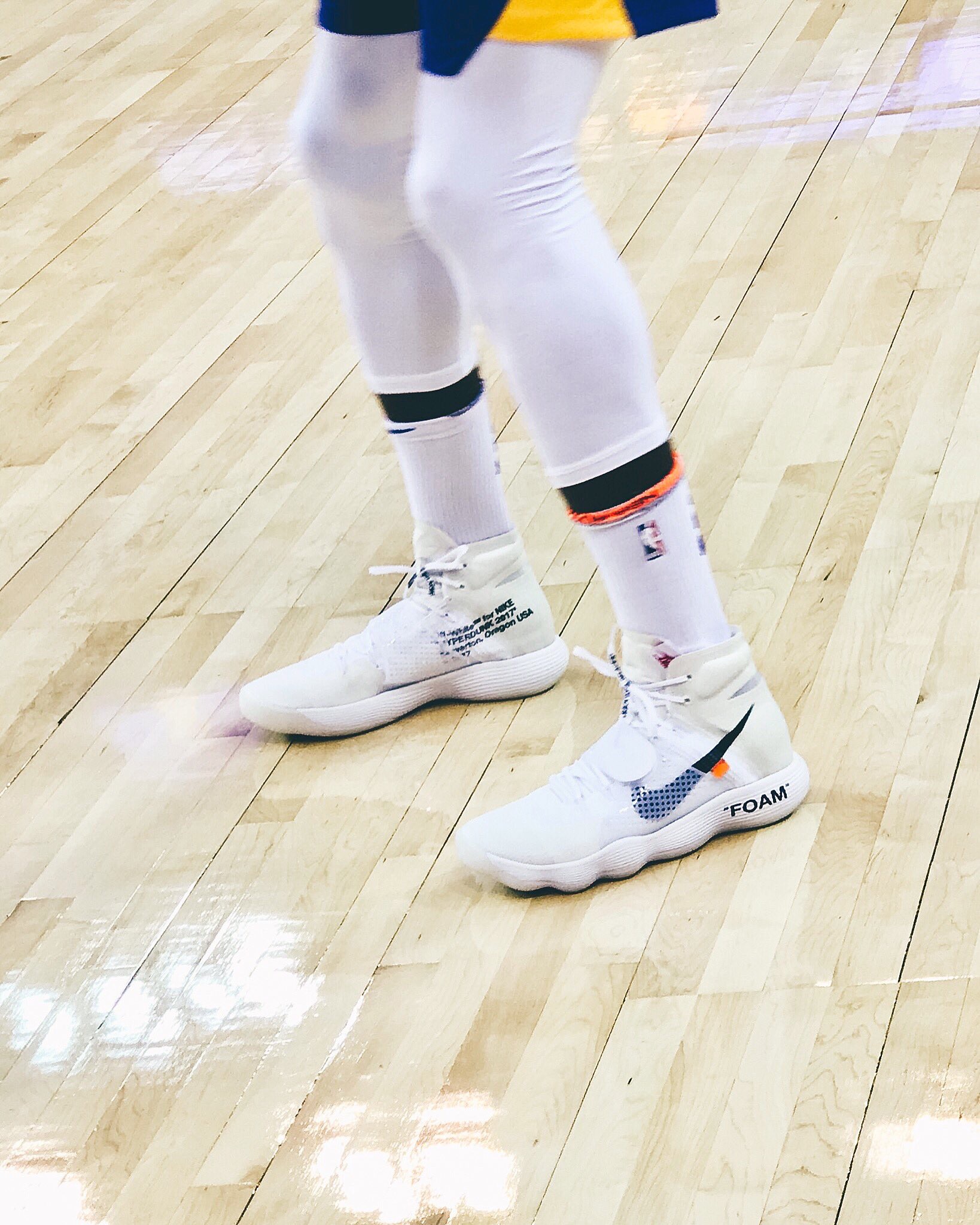 Draymond Green Out Off-White x Nike Hyperdunk 2017 for Warriors Season Opener | Kicks