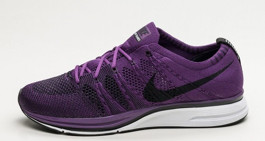 flyknit trainer night purple