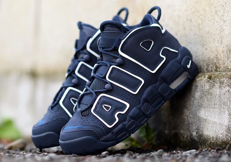 navy blue uptempos