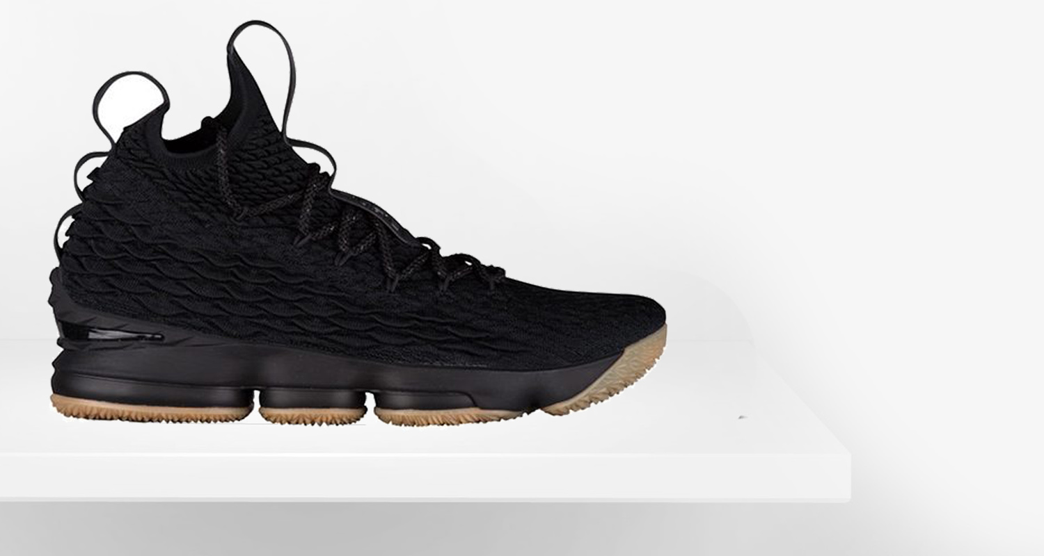 lebron 15 black and gum