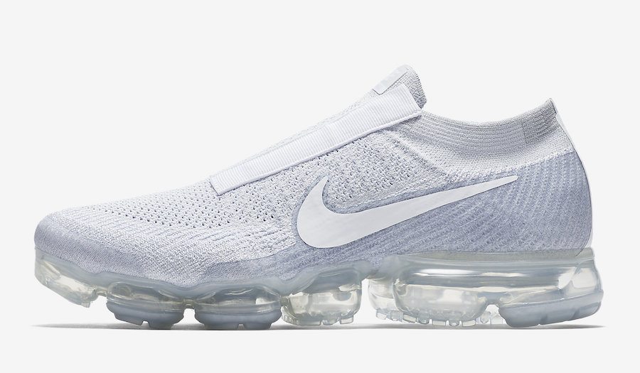 Nike Air VaporMax Laceless "Pure Platinum"