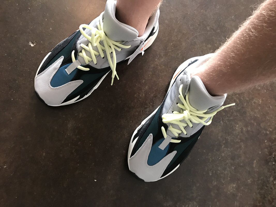 yeezy 700 wave runner on feet