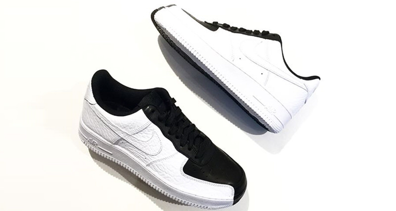 air force one half black half white