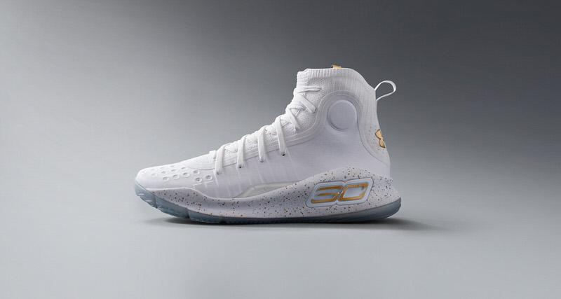 Under Armour Curry 4 White/Gold