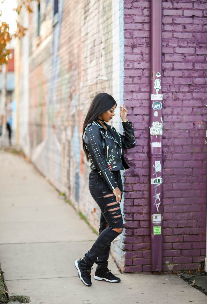 Jasmine Jordan in Air Jordan 11 "Heiress"