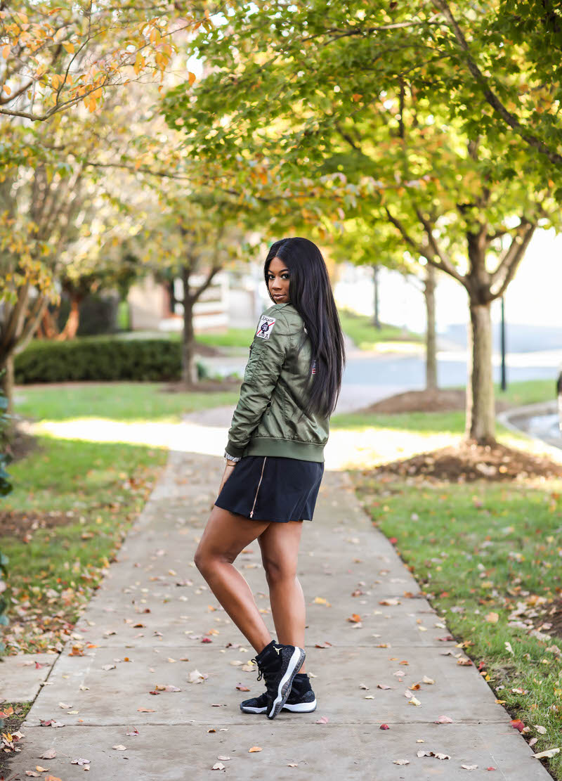 Jasmine Jordan in Air Jordan 11 "Heiress"