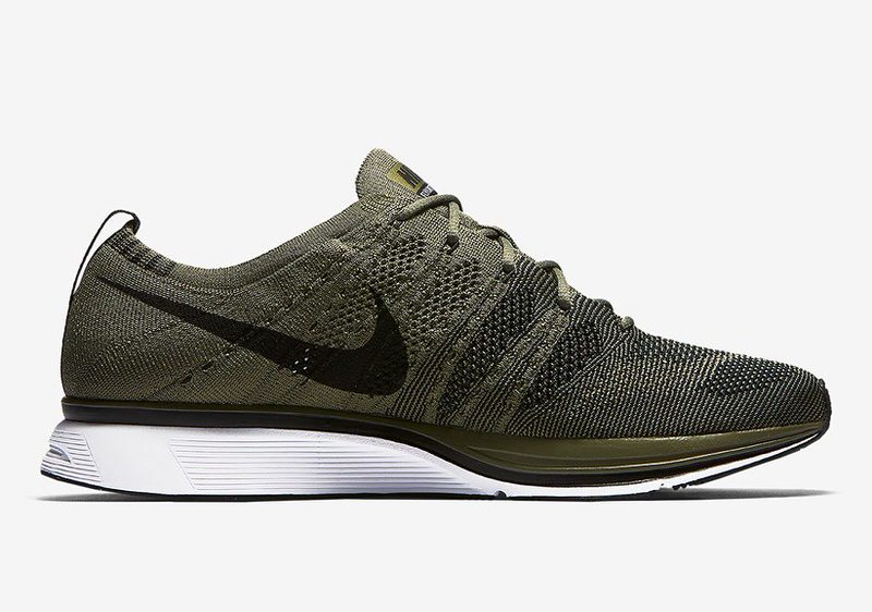 nike flyknit trainer medium olive