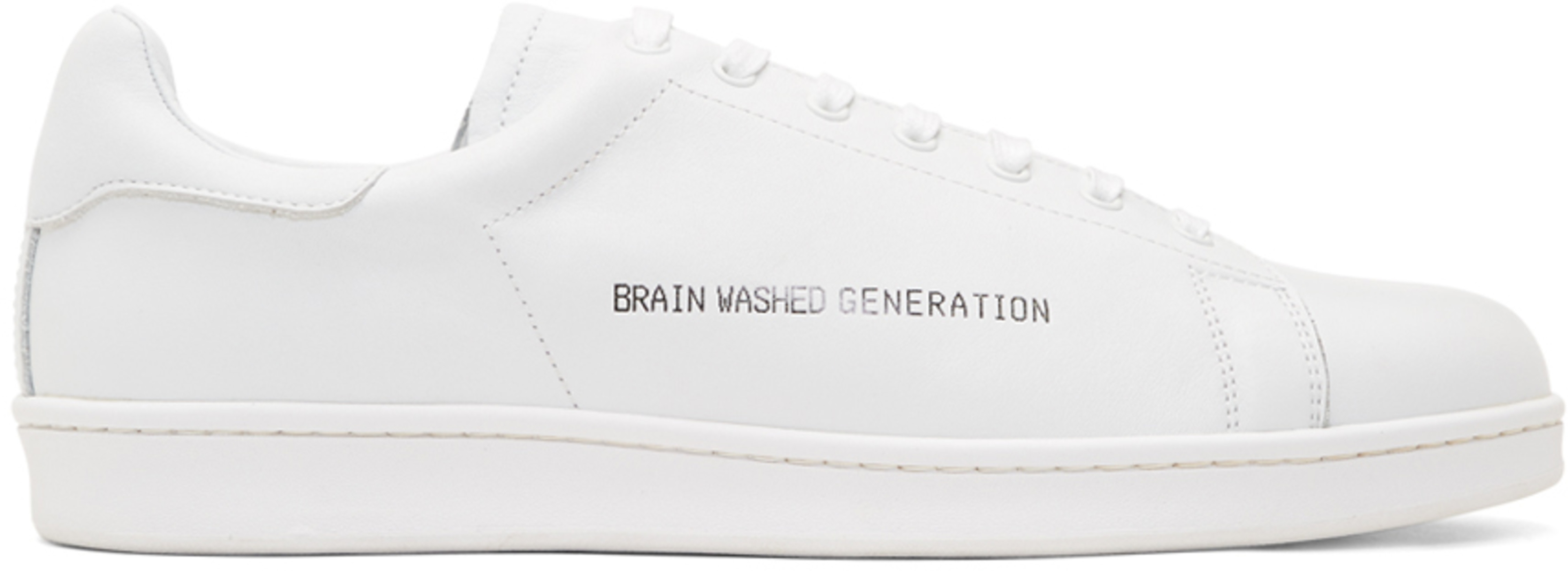 Undercover White "Brainwashed Generation" Sneakers