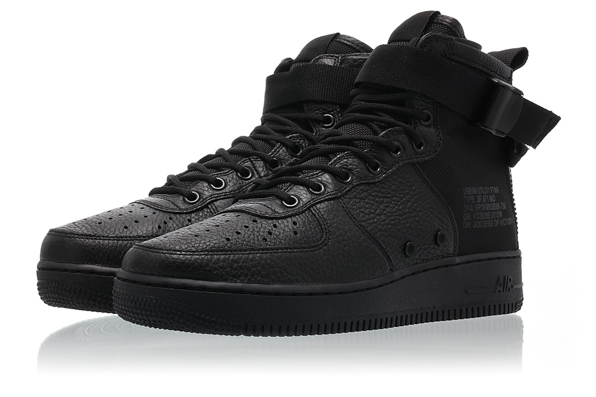 Nike SF-AF1 Mid Triple Black // Preview