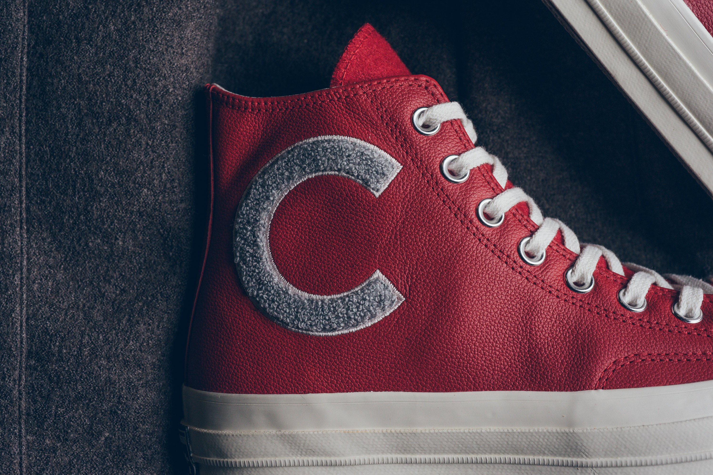 Converse CTAS '70 High Enamel Red/Wolf Grey