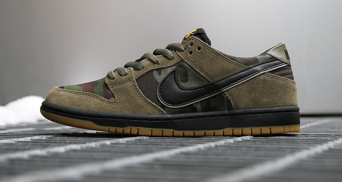 Nike SB Dunk Low Incorporates Militaristic Aesthetics