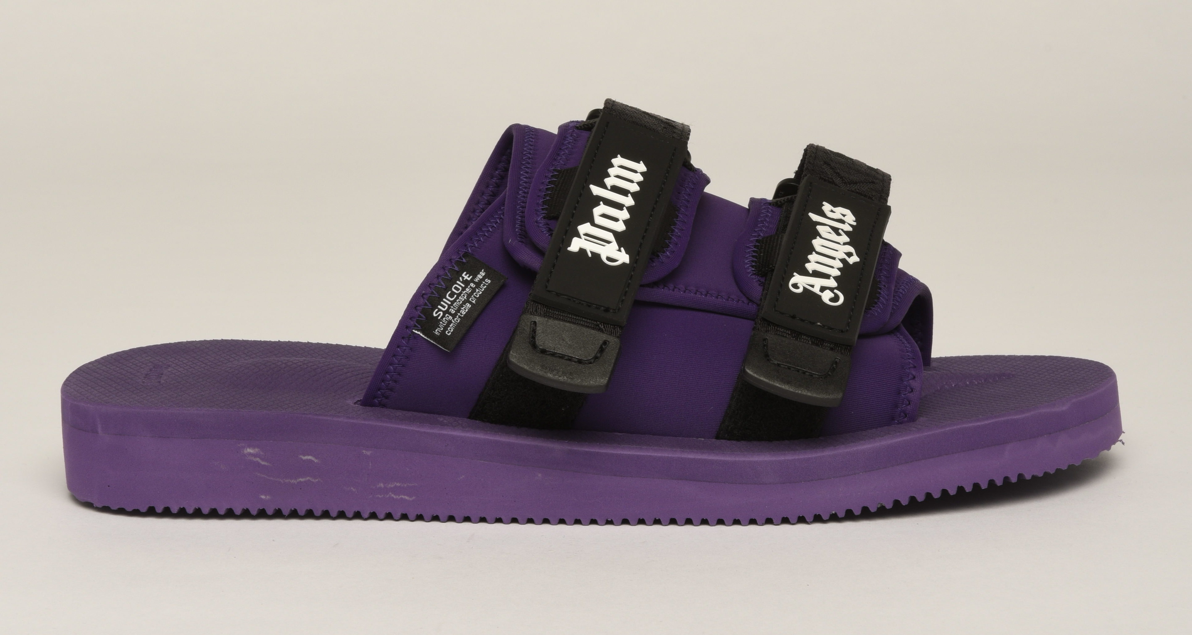 PALM ANGELS x SUICOKE Patch Slider Sandals, Drops