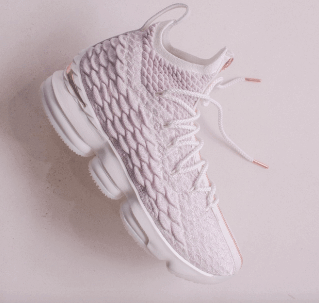 lebron 15 performance kith rose gold