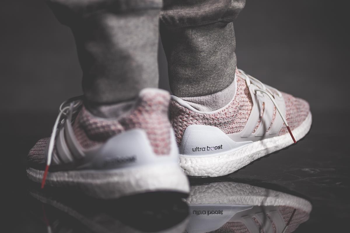 adidas Ultra Boost 4.0 White/Scarlett Red