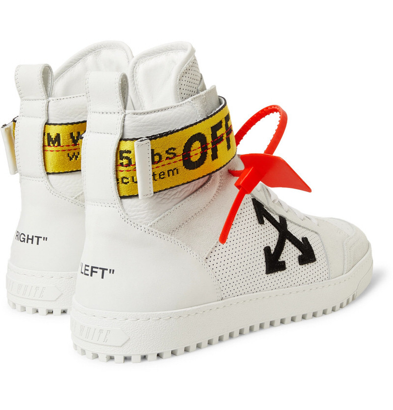 OFF WHITE High Top Sneakers White Available Now Nice Kicks