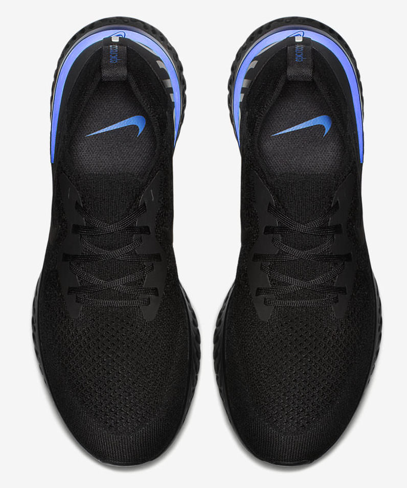Nike Epic React Flyknit Black/Racer Blue