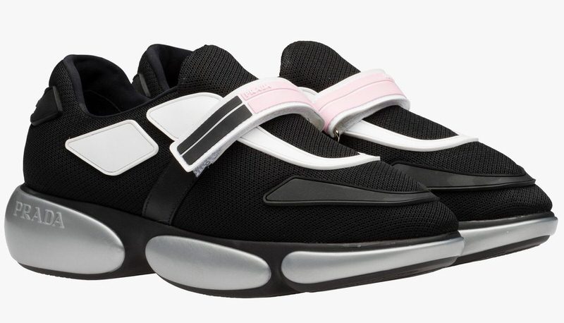 Prada Cloudbust Black/Pink-White // Available Now | Nice Kicks
