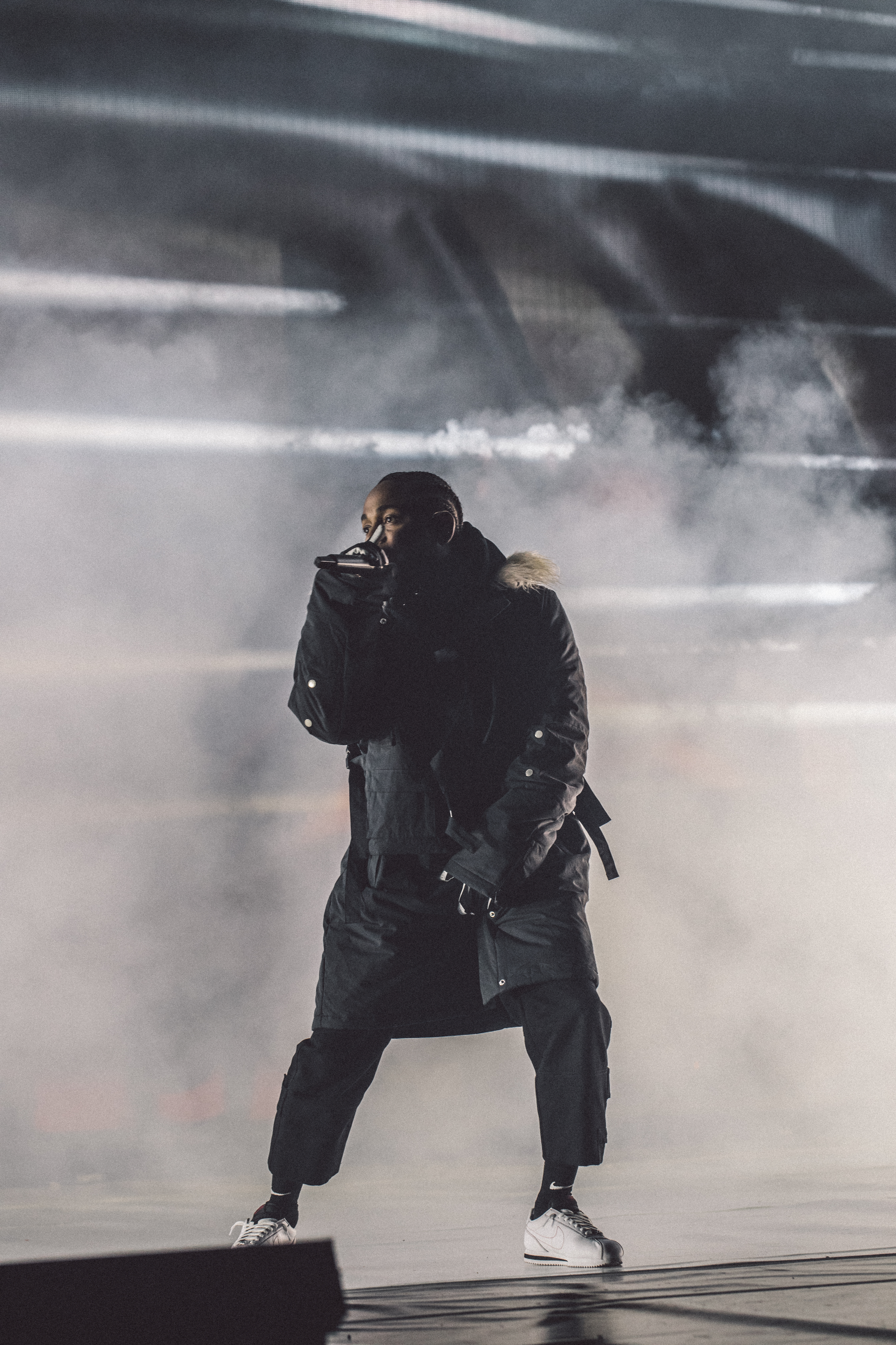 Kendrick Lamar in Nike Cortez Kenny 1