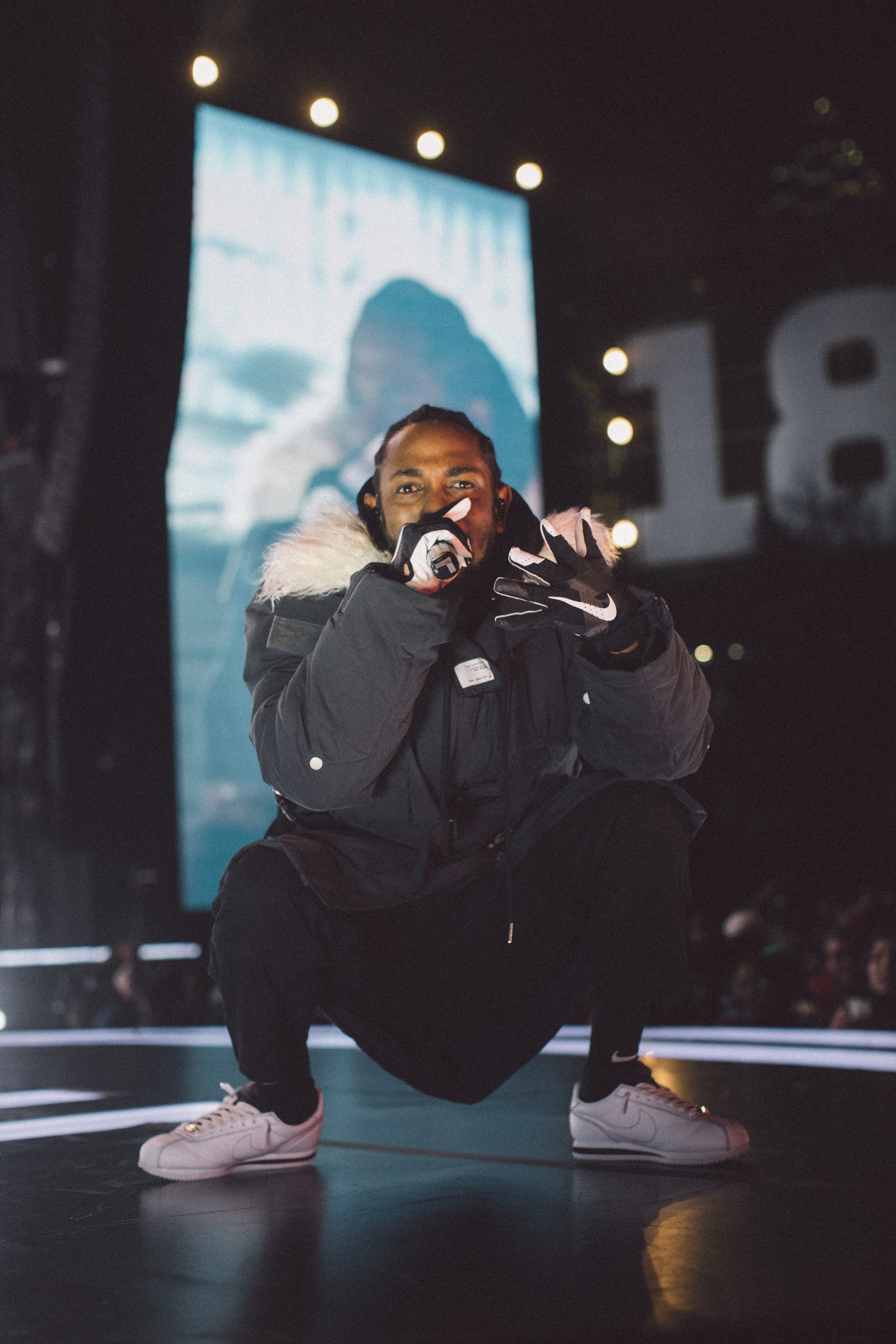 kendrick lamar in nike cortez