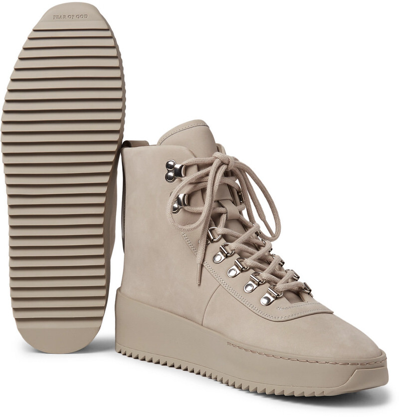 Fear of God Nubuck High-Top Sneakers